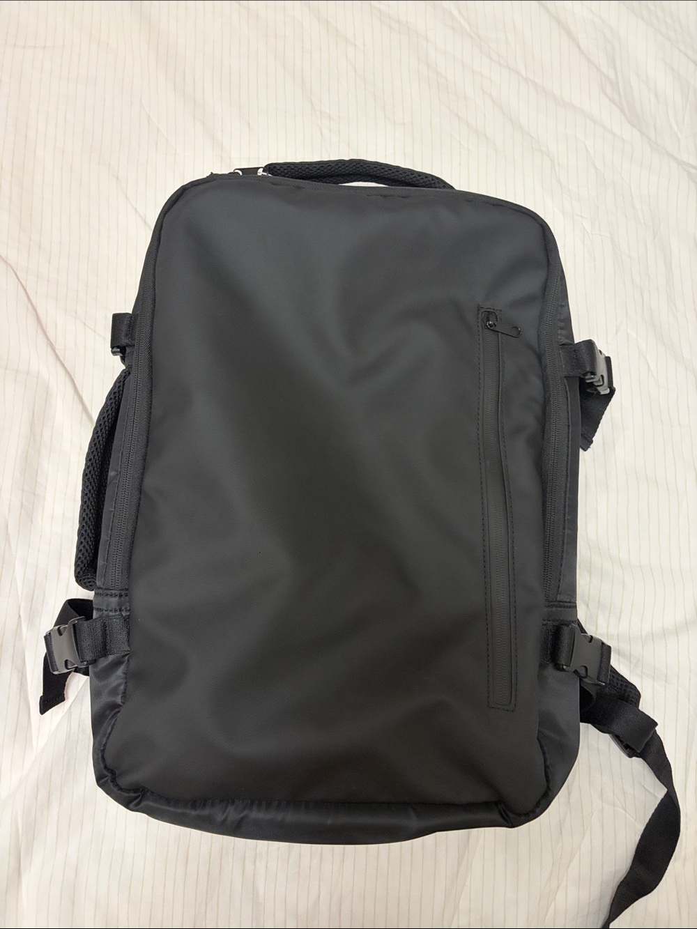 Primark Black Travel Backpack - Sleek Minimal Design